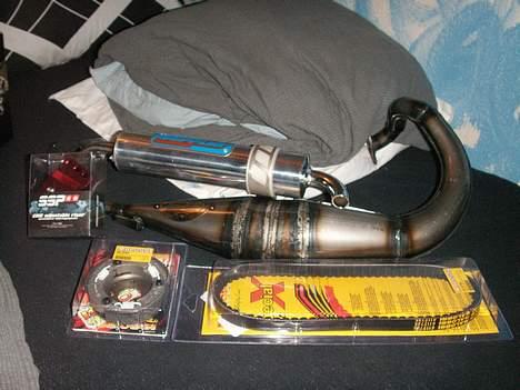 Peugeot speedfight 2  - mallosi fly kobling og dopppler knæk rør tilsalg til sf billede 18