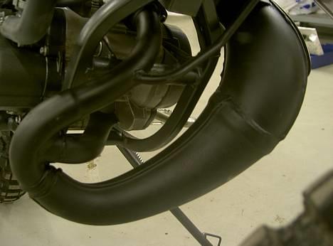 Gilera RCR - Solgt - Der har vi så den FEDE hjemme-malede udstødning (Gammelt) billede 3