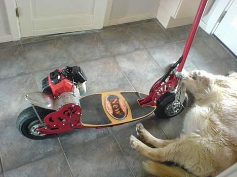 MiniBike Benzin Løbehjul. billede 4