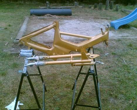 Puch byttet til hot - så er den malet metallic guld billede 10