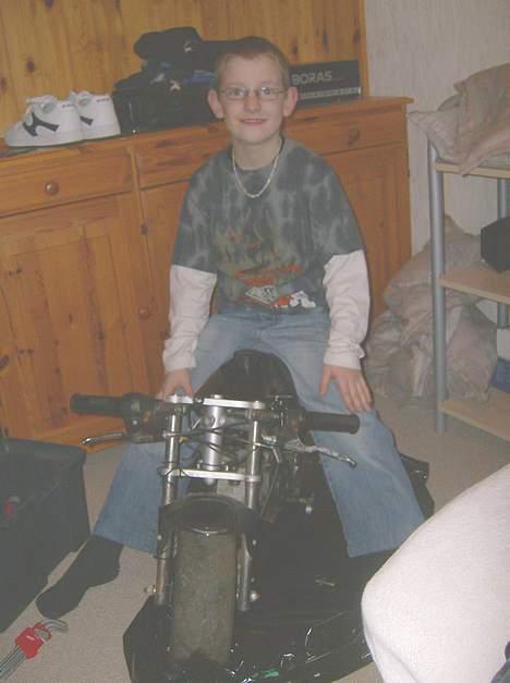 MiniBike pocket bike projekt SOLGT billede 2