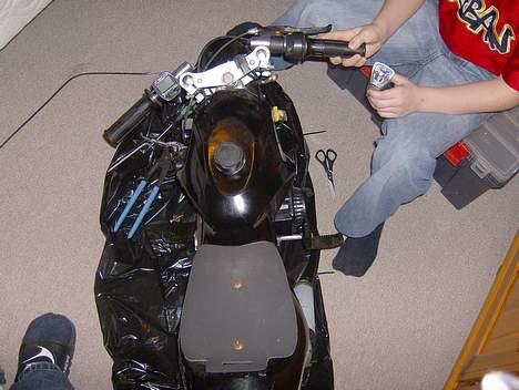 MiniBike pocket bike projekt SOLGT billede 6