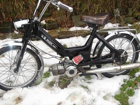 Puch Maxi k (Solgt) - en tur i sne billede 14