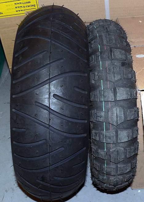 Skyteam Gorilla - Nye dæk kontra originale billede 7