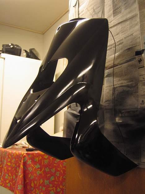 Gilera Stalker "Byttet" - igang med at male skjoldenen sorte.. billede 16