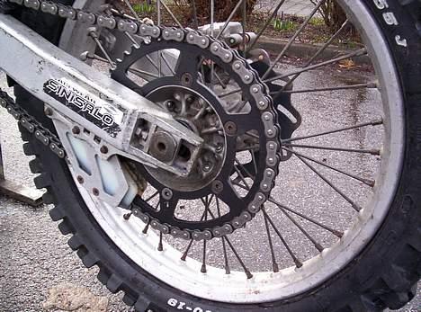 Kawasaki Kx 125 (Beatrice) SOLGT  - nyt kædekit ( ny tandhjul for/bag , og kæde ) :) billede 7