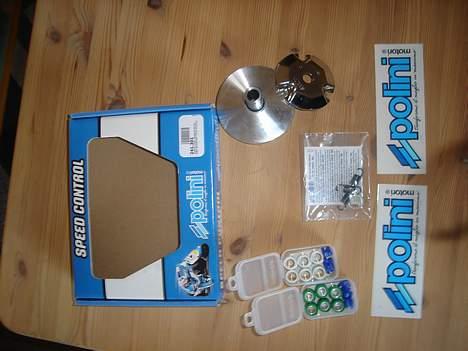 Yamaha Neos [BYTTET] - Min polini speed control med 2 pakker ruller og koblings fjeder :D  billede 12