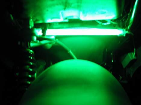 PGO ¤HOTTEN¤ xSOLGTx - grøn neon bagtil... har det ikke på mere da en ledning knækkede men synes lige det skulle med billede 3