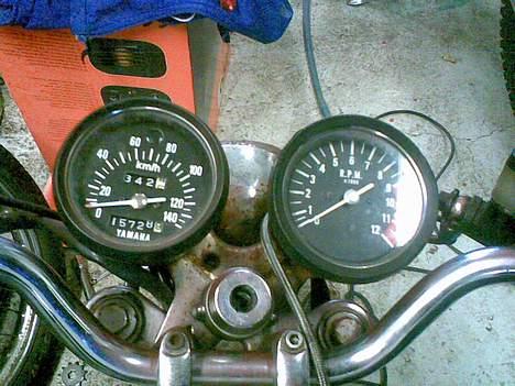 Yamaha FS1 4-gear SOLGT - Speedo og omdr tæller. billede 6