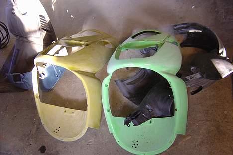 Aprilia Sonic - Skjolde Pudser og klar til første lag lak. billede 7