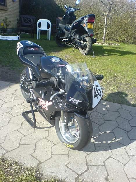 MiniBike Grc rx mini TIL SALG - så står den lige ude i det dejlige sol skin ;D billede 12