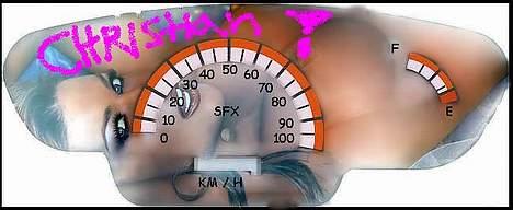 Honda SFX *Solgt*  - Mit speedo "nej der står ikk Christian på det, i skal bare ikk have det samme som mig :P" billede 2