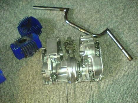 Puch maxi k (Byttet) - min motor blok op pusset billede 2