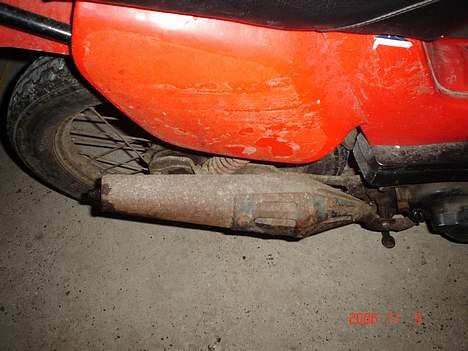 Yamaha sting (solgt for 900) - der har vi så udstødningen billede 6