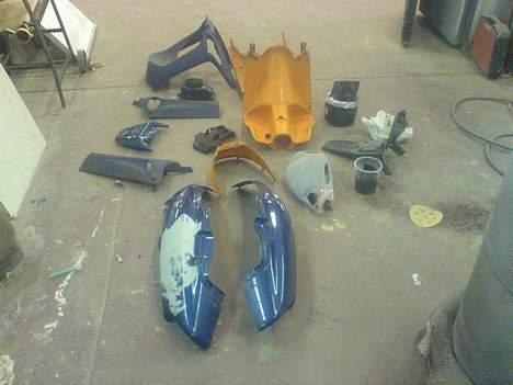 Honda sfx custom-SOLGT 28/5-07 - så er det kommet til skjoldene... de er blevet damprenset.  billede 10