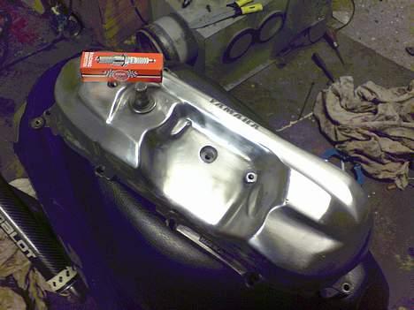 Yamaha Jog AS (projekt) - Poleret vario skjold + NGK:D billede 9