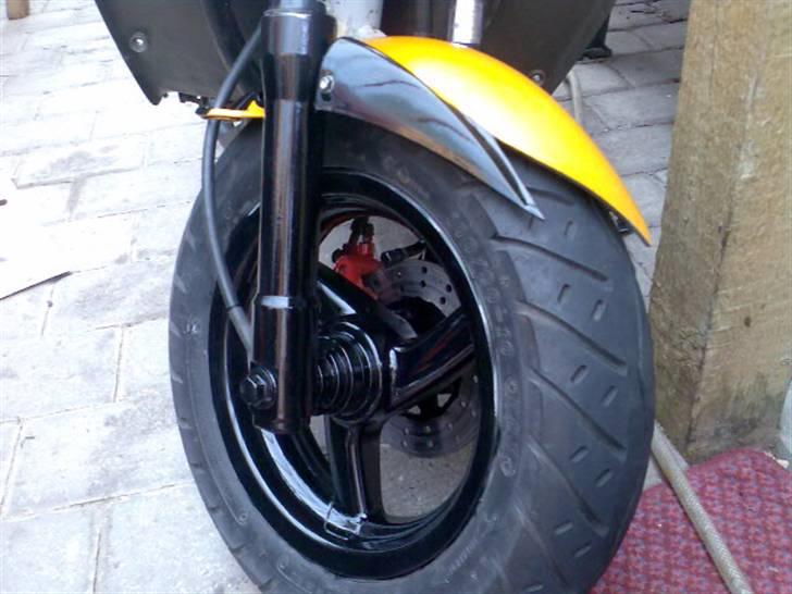 Aprilia Græshoppen 17,10 HK - ny malet gaffelben fælg speedo drev og forskærm billede 9