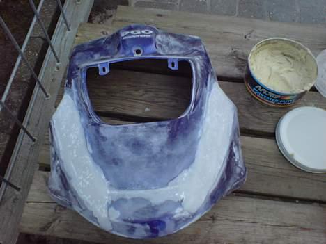 PGO Hot Fifty (BYTTET TIL SF) - Glasfiber grund, polyester filler. billede 13