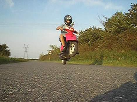 Yamaha Jog AS * Solgt * - mig på baghjul på ( den gamle jog )  billede 17