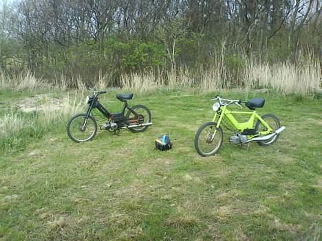 Puch maxi til (byttet) - mig og min ven ... :P vi har hjulpet hinanden med at lave dem og min bliver nok lige så flot som hans. billede 3