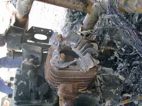 Aprilia Sonic - Stjålet og brændt billede 9