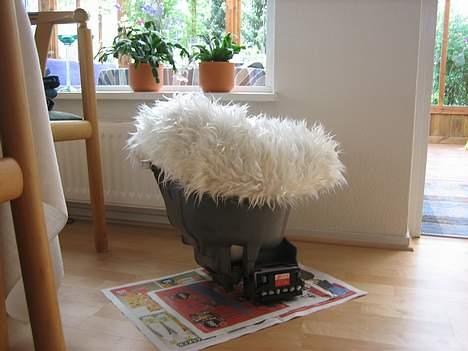 Yamaha Jog AS #SOLGT# - Nyt sædebetræk. Er blevet syet med elastik i siden så man kan tage det af og på.  billede 2