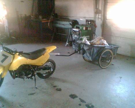 Puch Maxi K - Solgt :'( - fragt hjem fra maler :D trækket består af et modificeret løbehjul q: billede 17