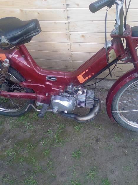 Puch Maxi MTH tuning - endelig kom dyret på :p venter bare på at få gang i den billede 10