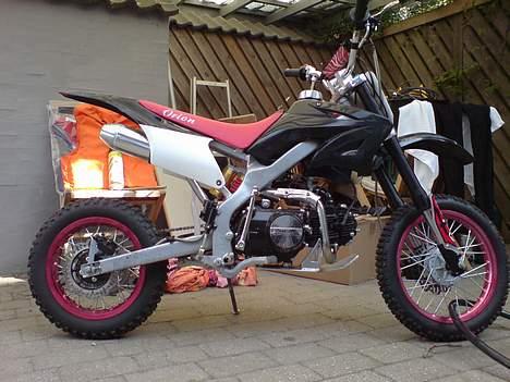 MiniBike Orion dirtbike´´SOLGT´´ - der holder den så, min 125 ccm. crosser. fint ikk..- billede 1