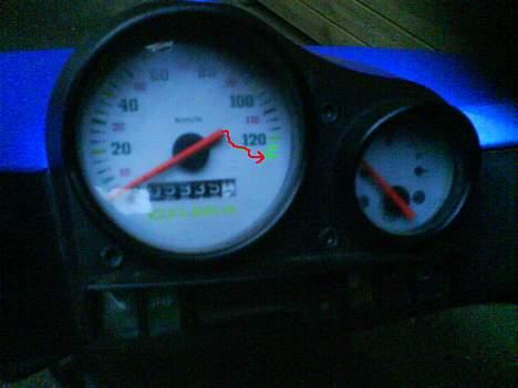 Gilera Stalker byttet til sonic - speedo fra hiper 1 det jo nice og finde ud af ens scooter faktisk køre det ud også :P billede 15