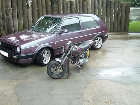 Suzuki Street Magic (Solgt) - Kan ikke helt følge med fætters golf endnu :D billede 8