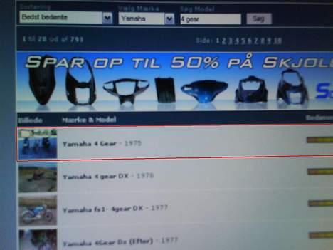 Yamaha 4 Gear SOLGT !  billede 9