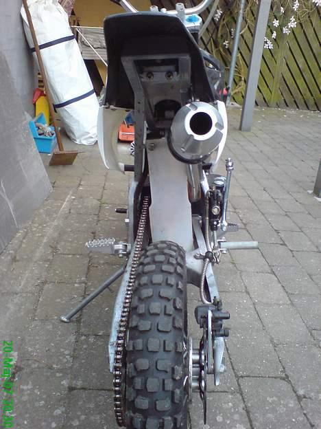 MiniBike Orion dirtbike´´SOLGT´´ - der er så bagenden/udstødningen billede 6