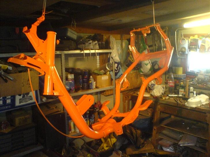 Yamaha -Space KTM / Nyt projekt- - Lakeret, KTM orange...    Pics.  taget af M .A billede 12