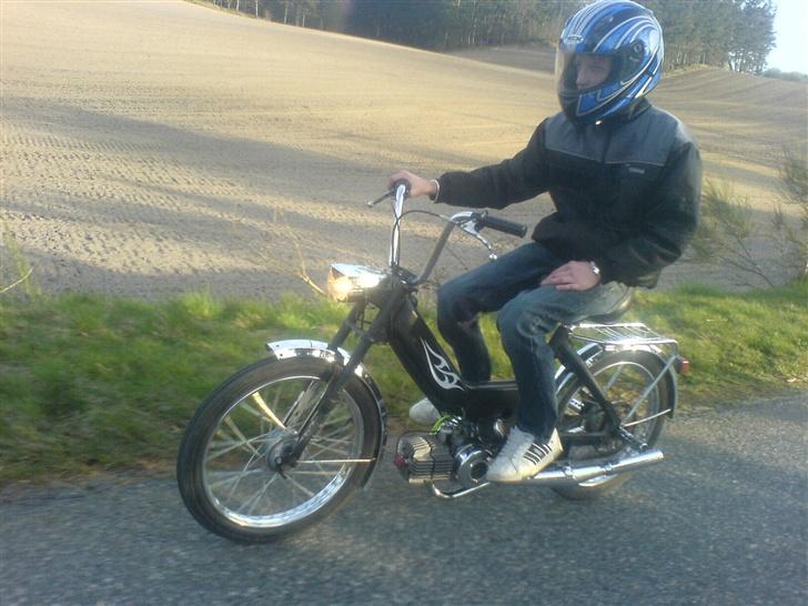 Puch k--TEAMMAXI.DK (Solgt) - var ved at køre ny cylle til så satte det originale styr på igen... billede 20