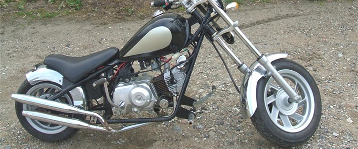 a mini bike chopper