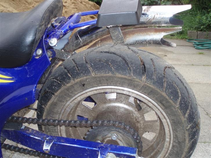 MiniBike mini chopper 110ccm SOLGT - Bagdækket billede 2