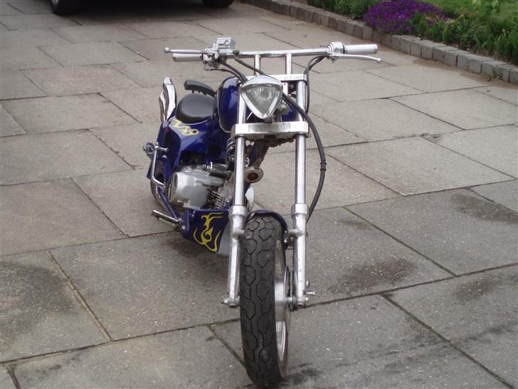 MiniBike mini chopper 110ccm SOLGT - Forenden billede 3