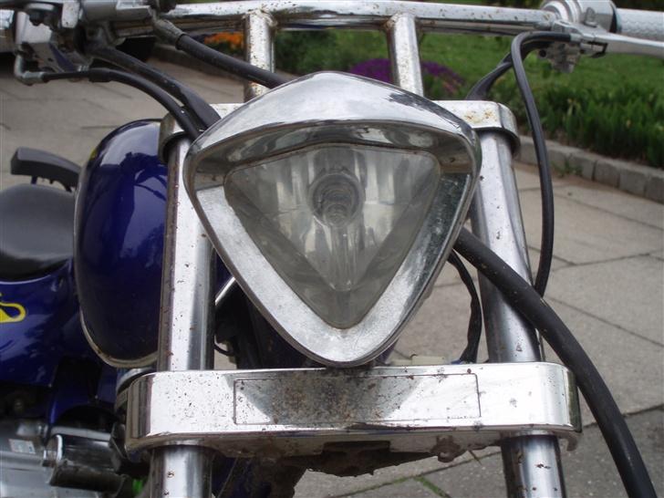 MiniBike mini chopper 110ccm SOLGT - Forlygten billede 5