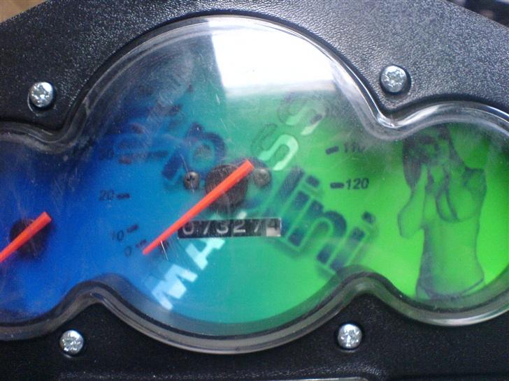 Aprilia Sonic Byttet til Stalker - speedomeret :) pladen er købt af Lystar her inde fra. billede 11