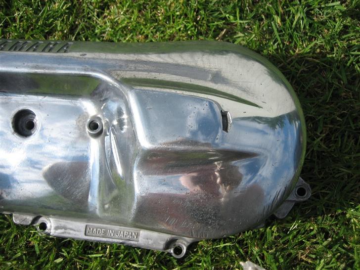 Yamaha Jog AS #SOLGT# - Højglanspoleret kickstarterskjold. billede 3