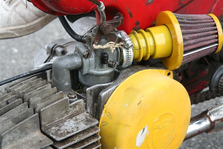 Puch Maxi k (MarkRacer) SOLGT! - lille smart løsning med chokeren, der bliver holdt af en snor.. :D billede 8