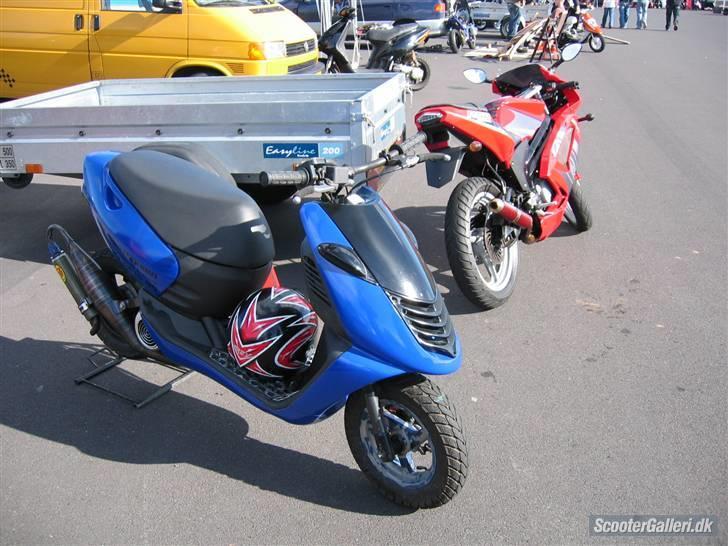 Aprilia sonic solgt - Til kastrup træf stærkeste Ac min dejlige sonic med 15 hk , og min rieju som også vandt den hurtigste Lc på felt med 142,77 km/t billede 2