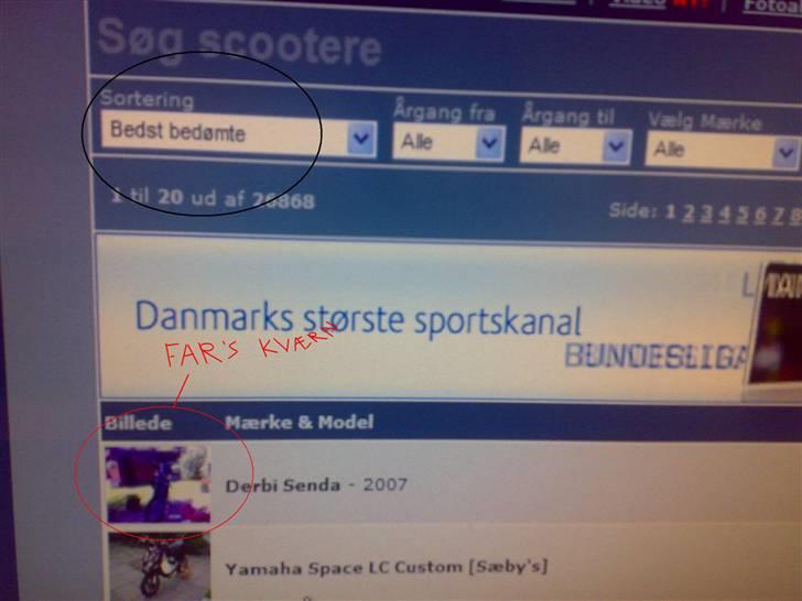 Derbi Senda SOLGT 16500 billede 7