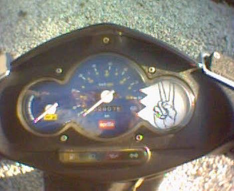 Aprilia Sonic (Solgt) - Peace Mutter Fucker... billede 5