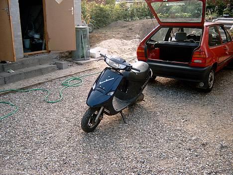 PGO comet vinter projekt - min comet .. og min dejlige polo i baggrunden billede 7