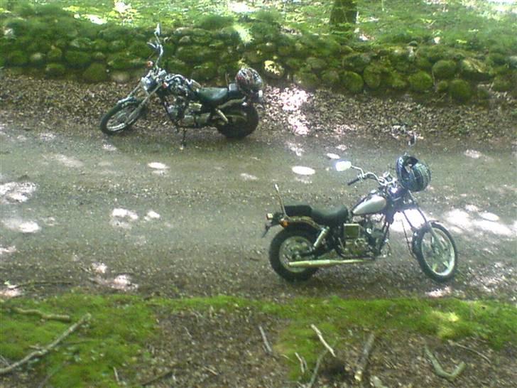 Kinroad chopper  - casper og jeg ude på en lille tur:D billede 6