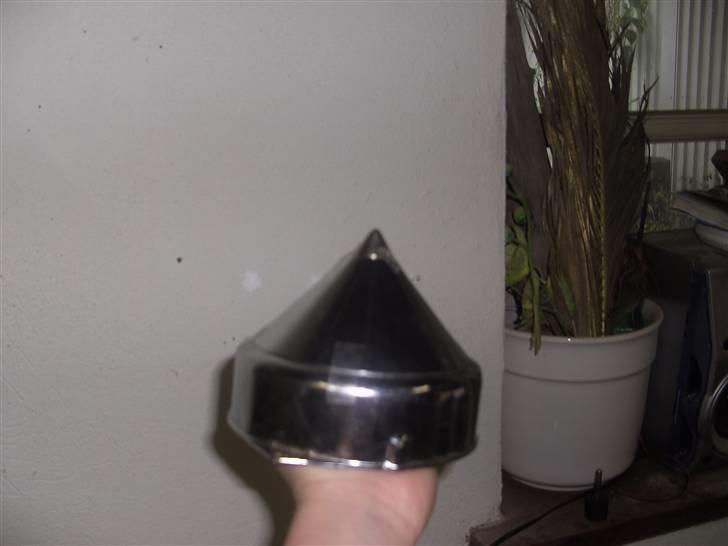 Puch maxi Kl - Magnet dæksel plus en jern kegle jeg fandt. Tapede den lige fast for at illustrere hvor dan det kommer til at se ud billede 7