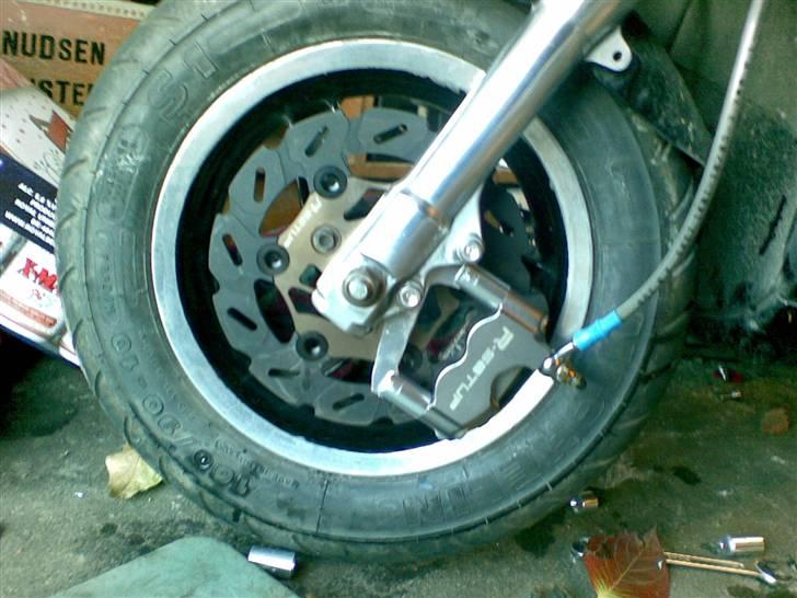 Aprilia Sonic  SOLGT - min R-SETUP kaliber og skive  billede 7