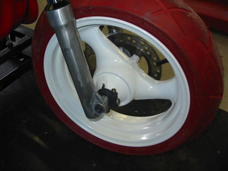 Aprilia Sr50 "Bane"tilsalg i dele - Pulver lakket fælge og lorte dæk billede 8